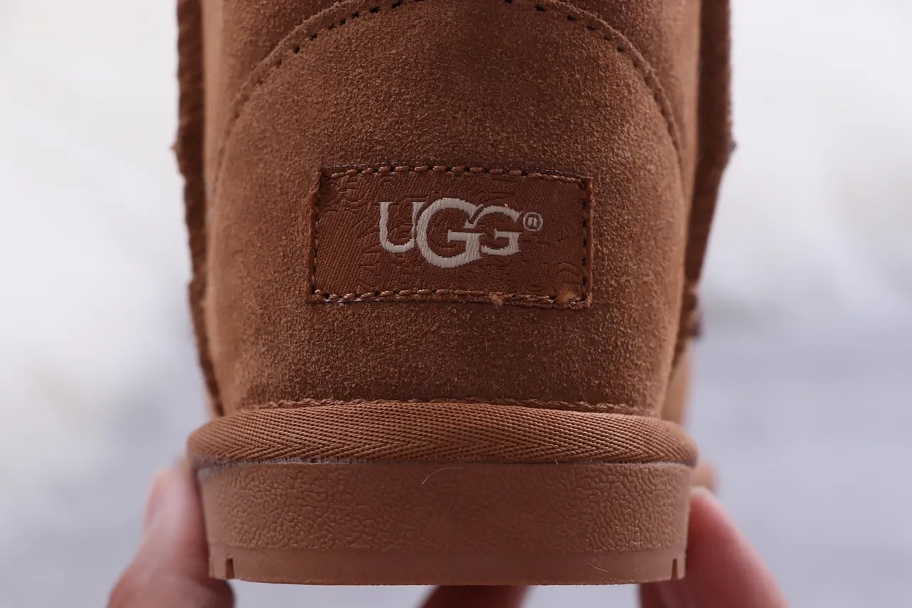 UGG Tasman Animal-Face Brown Shearling-Lined Snow Boots 3