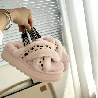 UGG Tasman pantuflas de plataforma con lunares rosa
