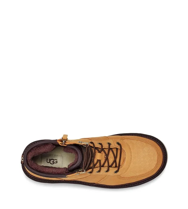 UGG Tasman Tan Quilted Padded Collar Work Boot 5