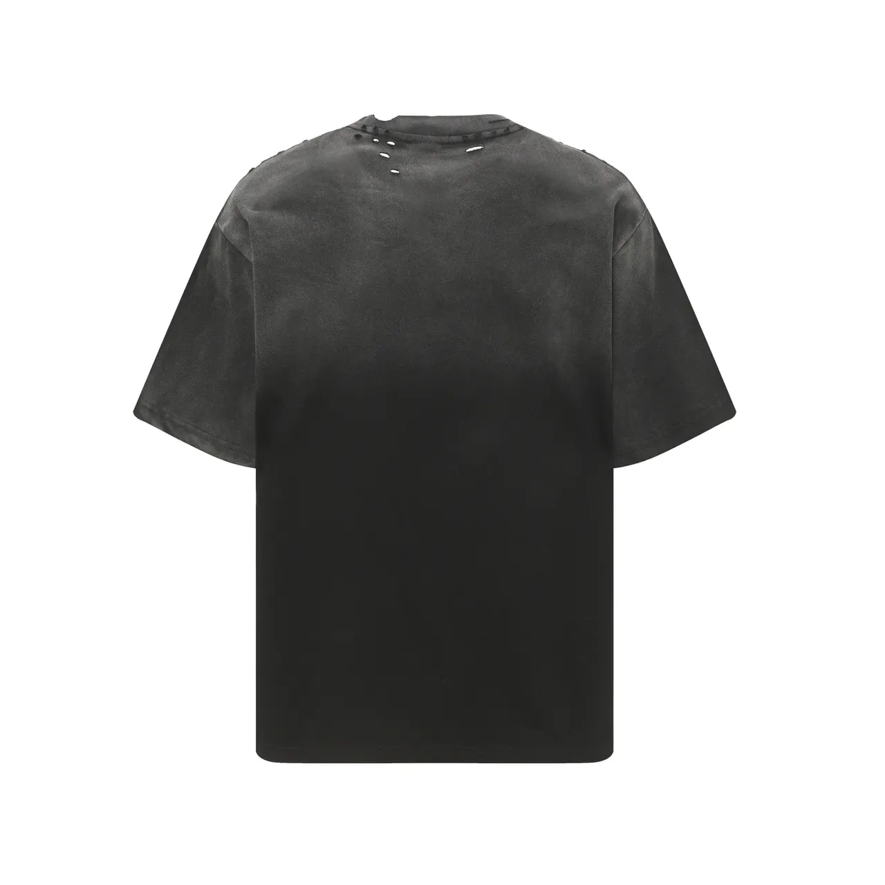 Vale Forever Camiseta Oversized Negra con Estampado Gráfico Desgastado 3