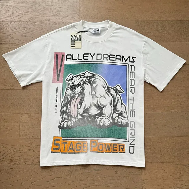 Vale Forever Graphic-Print Crewneck White T-Shirt 2