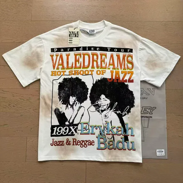 Vale Forever Paradise Tour 199X Erykah Badu Jazz & Reggae Graphic T-Shirt 4