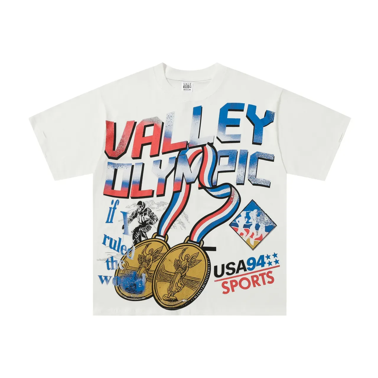 Camiseta gráfica deportiva Vale Forever Valley Olympic USA 94 5