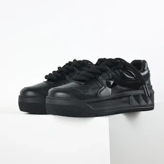 Valentino কালো প্ল্যাটফর্ম সোল লাইফস্টাইল স্নিকার