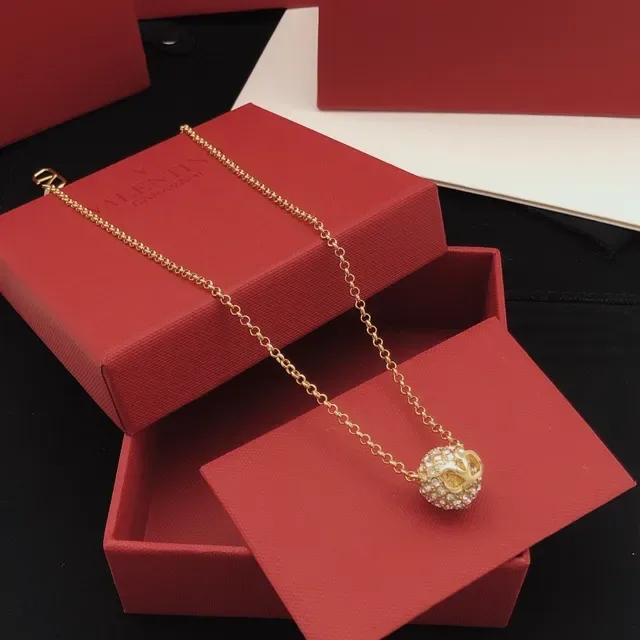Valentino Gold Chain Pavé-Set Spherical Pendant Bracelet 6