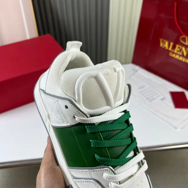 Valentino Rockstud sneakers branco verde cinza lifestyle sneakers 2