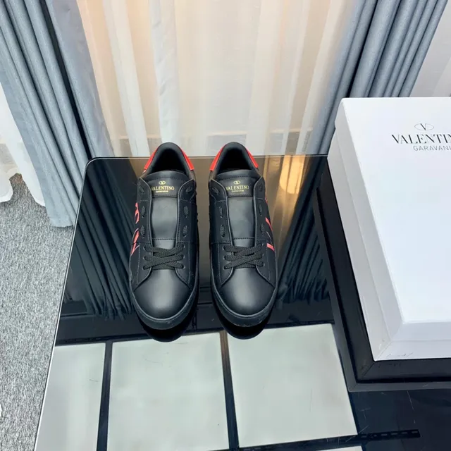 Valentino VLTN Black Pink Red Lifestyle Sneakers 7