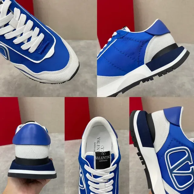 Valentino VLTN Runner Blue White Gray Chunky Sneakers 3