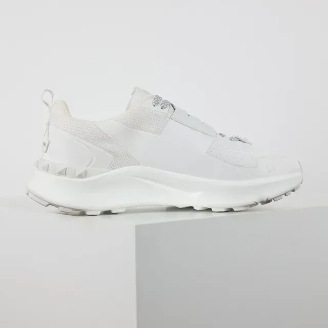 Valentino White Monochrome Sculpted Sole Chunky Sneakers 7