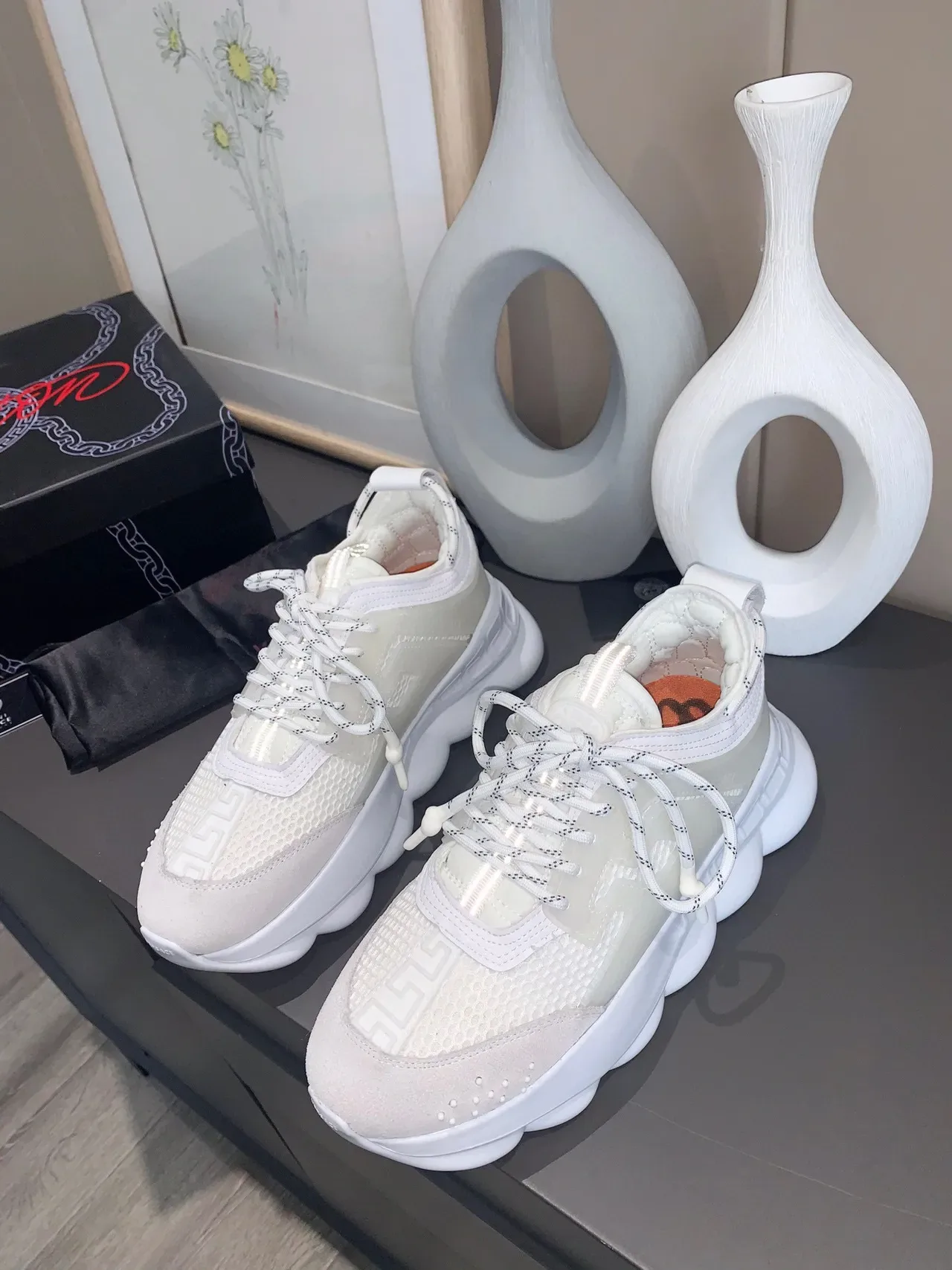 Versace Greca Odissea White Chunky Sneakers 8