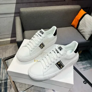 Versace Greca Odissea Brancos Medusa-embelhecido tênis lifestyle