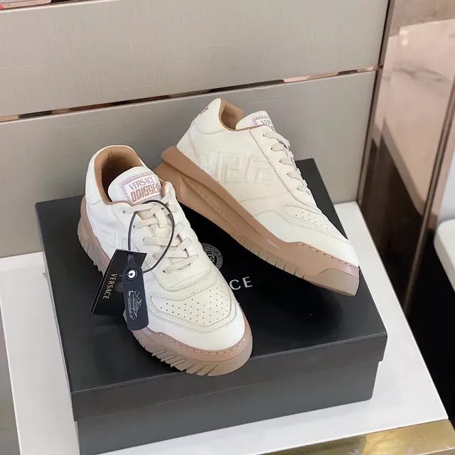 Versace Odissea Off-White and Beige Lifestyle Sneakers 3