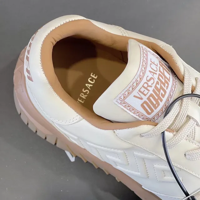 Versace Odissea Off-White and Beige Lifestyle Sneakers 4