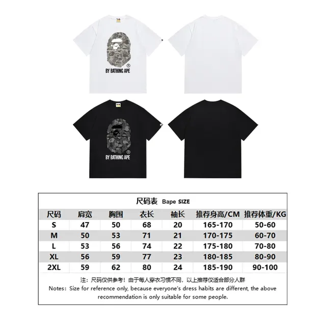 A Bathing Ape ABC Camo Ape Head Black T-Shirt 2