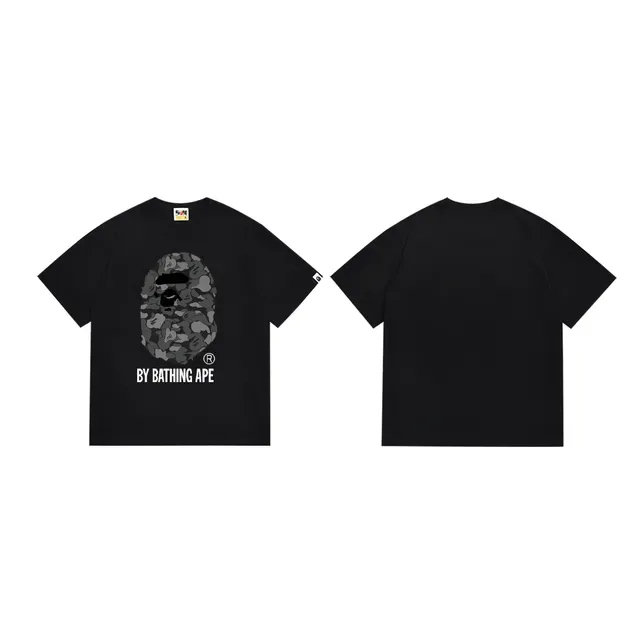 A Bathing Ape ABC Camo Ape Head Black T-Shirt 3