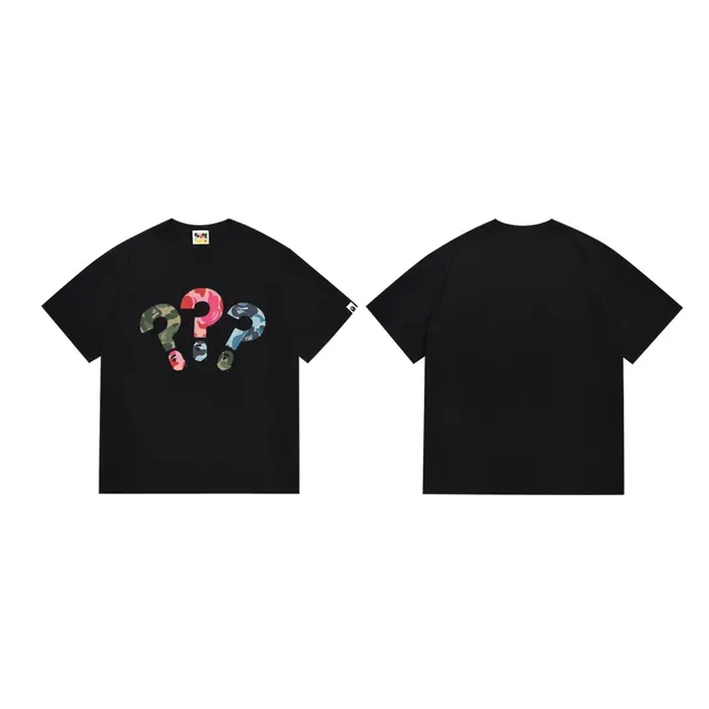Camiseta gráfica A Bathing Ape ABC Camo con signo de interrogación 3