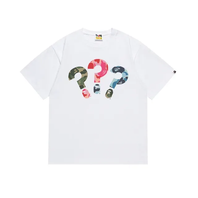 Camiseta gráfica A Bathing Ape ABC Camo con signo de interrogación 5