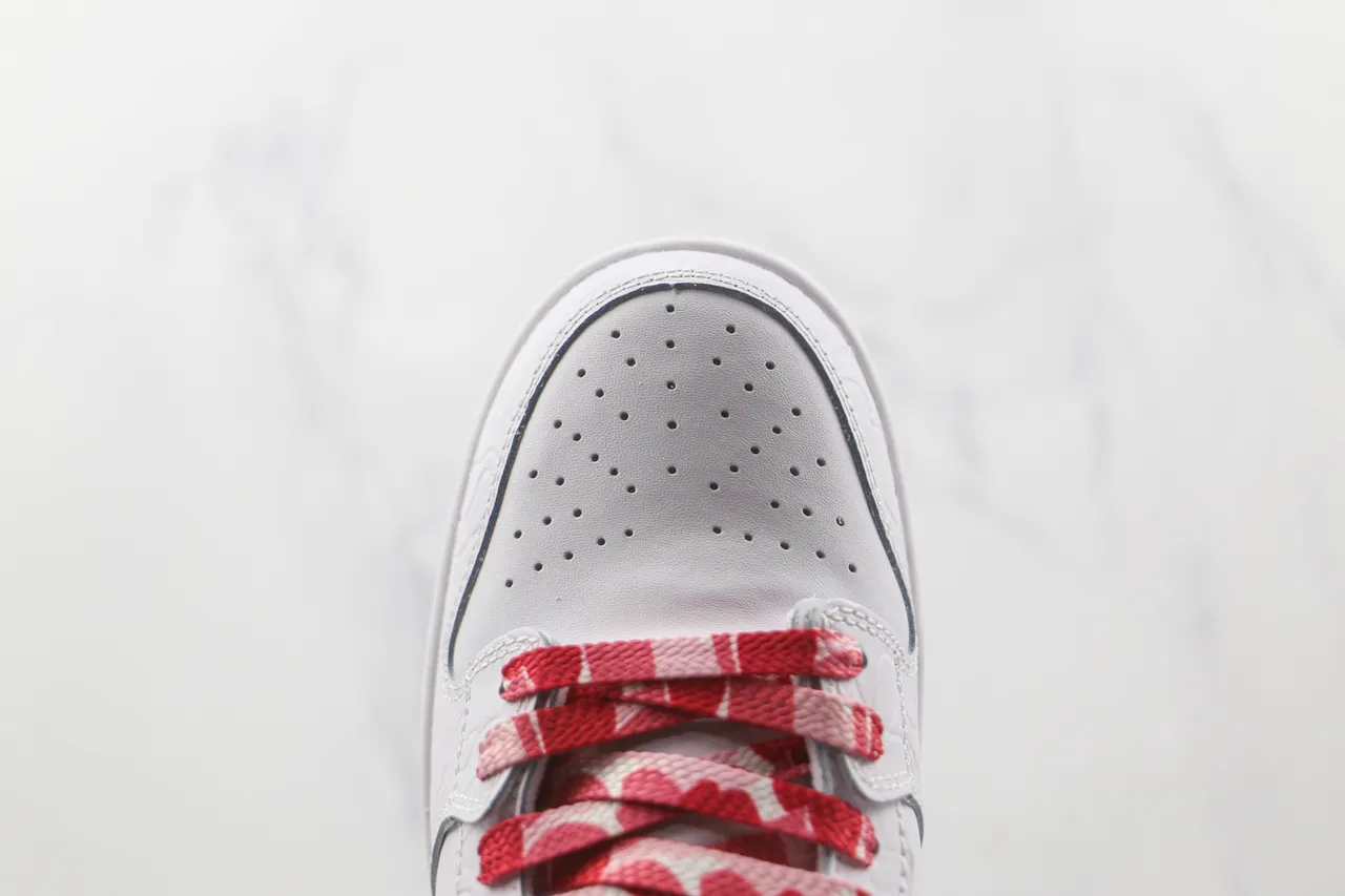 A Bathing Ape BAPE GOOSE blanco rosa estrella zapatillas lifestyle 6