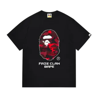 A Bathing Ape x FaZe Clan Graphic Print Black T-Shirt