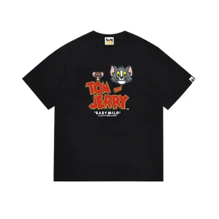A Bathing Ape x Tom and Jerry Baby Milo Graphic Black T-Shirt