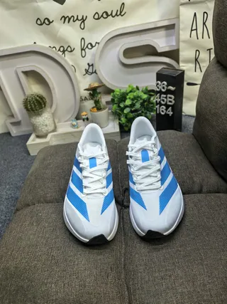 Adidas Adizero Evo SL 2 Off-White and Red Tênis de corrida 20