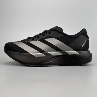Adidas Adizero Evo SL काले चमकदार चांदी रनिंग जूते