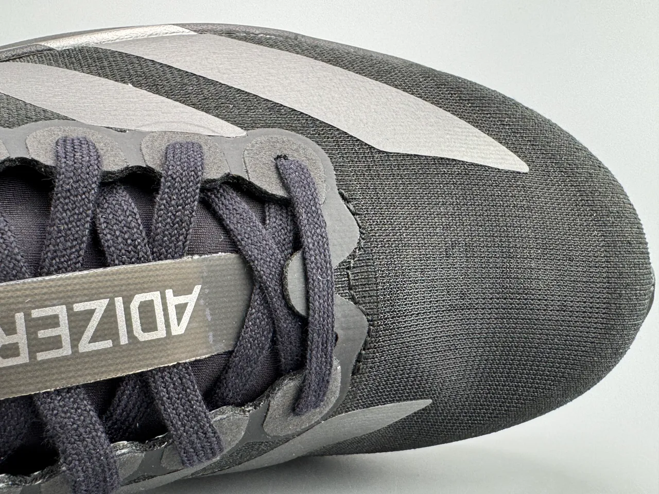 Adidas Adizero Evo SL Negro Metálico Plata Zapatillas de correr 4