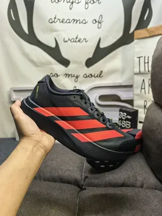 Adidas Chaussures Lifestyle Noir et Rouge à Trois Bandes 5