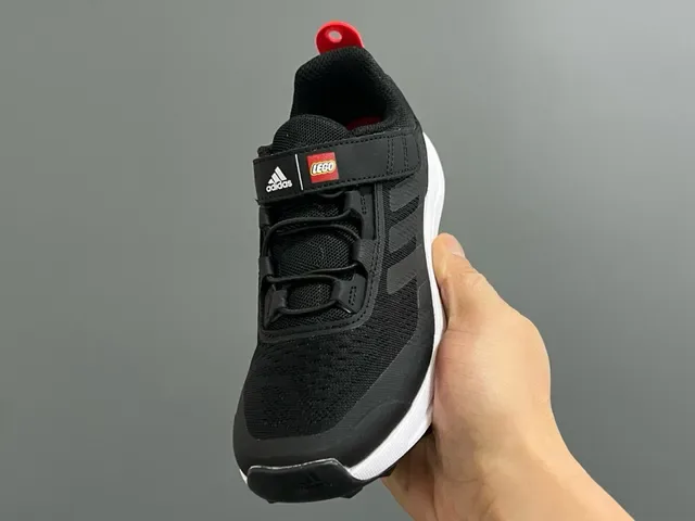 Adidas Black Blue Low-Top Hook-and-Loop Strap Lifestyle Sneakers 10