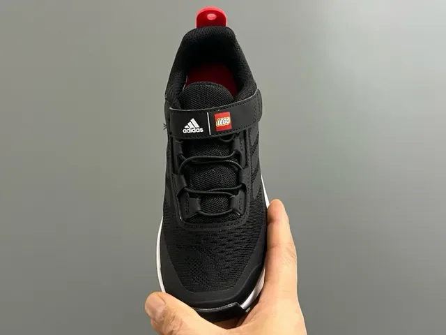 Adidas Black Blue Low-Top Hook-and-Loop Strap Lifestyle Sneakers 15