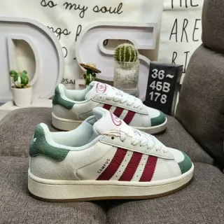 Adidas Campus أبيض، مارون، أخضر حذاء رياضي لايف ستايل