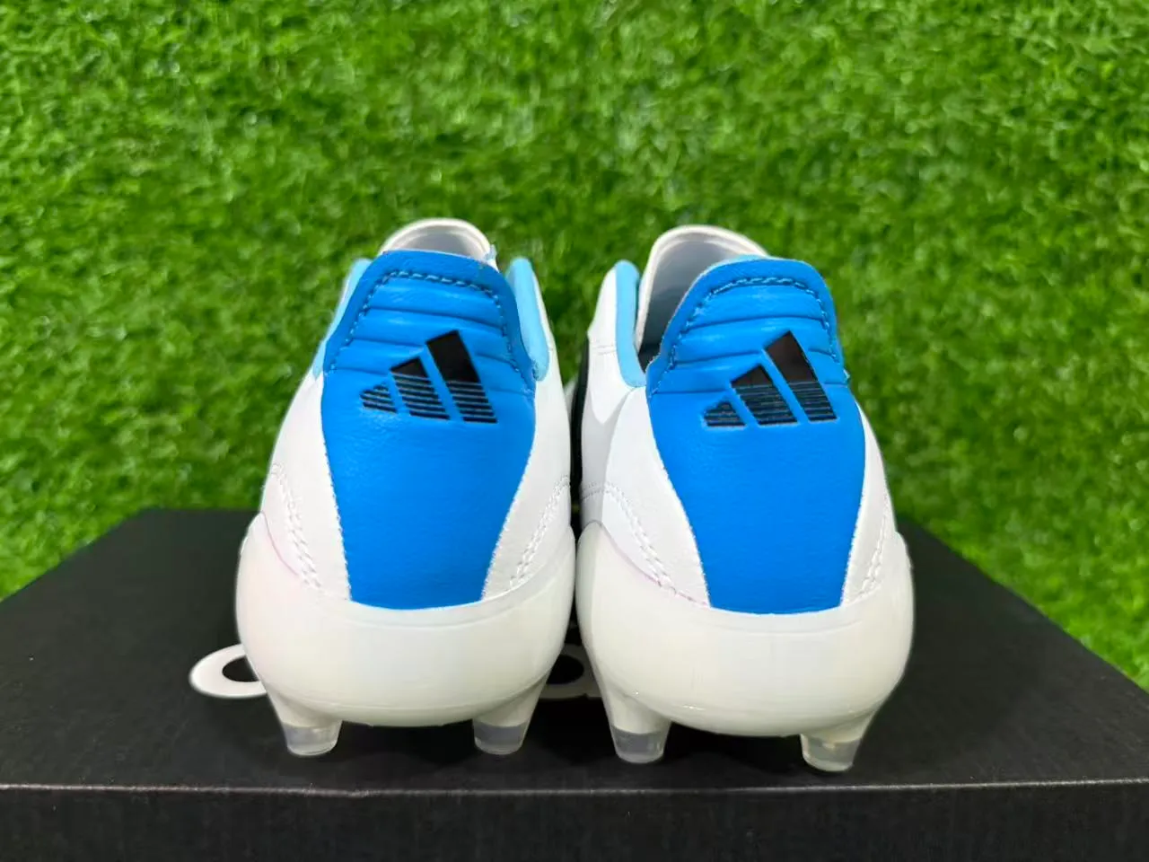 Adidas Copa Icon সাদা নীল কালো ফার্ম গ্রাউন্ড ফুটবল জুতো 4