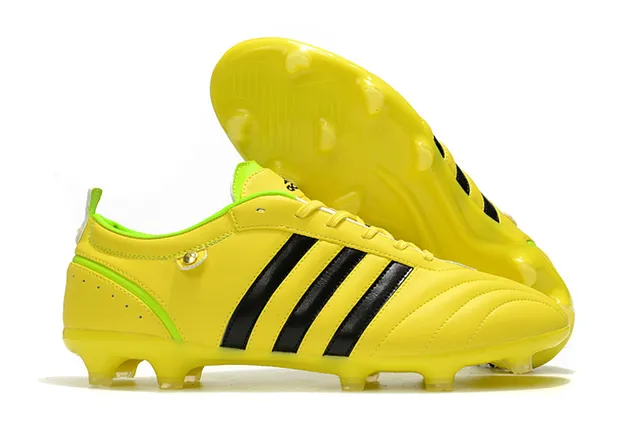 أديداس Copa Mundial أسود أبيض ذهبي Firm-Ground أحذية كرة القدم 5