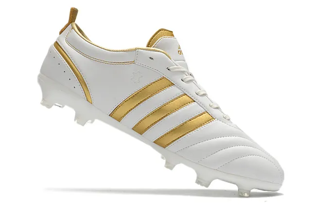 أديداس Copa Mundial أسود أبيض ذهبي Firm-Ground أحذية كرة القدم 8