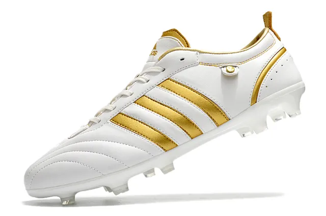 أديداس Copa Mundial أسود أبيض ذهبي Firm-Ground أحذية كرة القدم 9