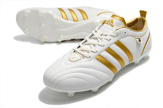 أديداس Copa Mundial أسود أبيض ذهبي Firm-Ground أحذية كرة القدم 11