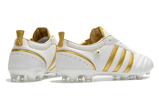 أديداس Copa Mundial أسود أبيض ذهبي Firm-Ground أحذية كرة القدم 12