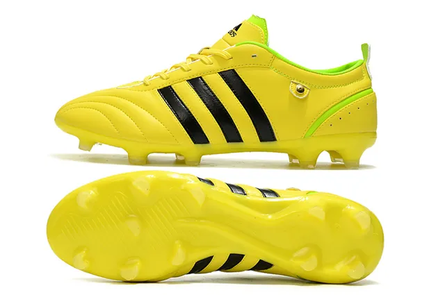 أديداس Copa Mundial أسود أبيض ذهبي Firm-Ground أحذية كرة القدم 13