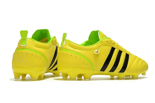 أديداس Copa Mundial أسود أبيض ذهبي Firm-Ground أحذية كرة القدم 18