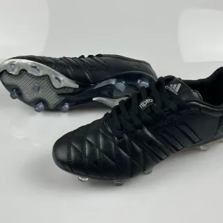 Adidas Copa Pure Zapatos de fútbol Negro Cuero acolchado para terreno firme