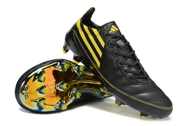 Adidas Copa Pure Black Yellow Iridescent Zapatos de fútbol para terreno firme 4