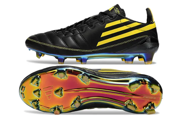 Adidas Copa Pure Black Yellow Iridescent Zapatos de fútbol para terreno firme 6