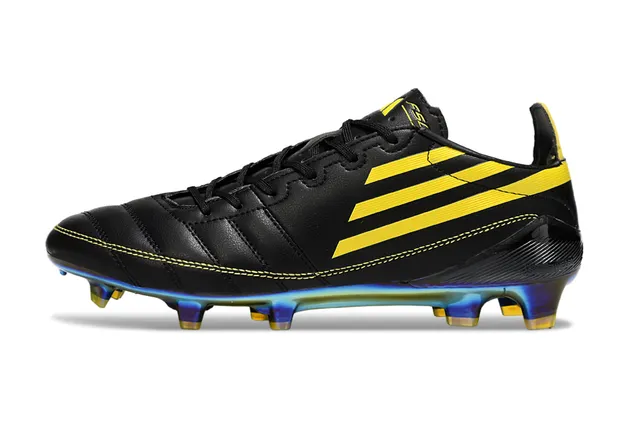 Adidas Copa Pure Black Yellow Iridescent Zapatos de fútbol para terreno firme 7