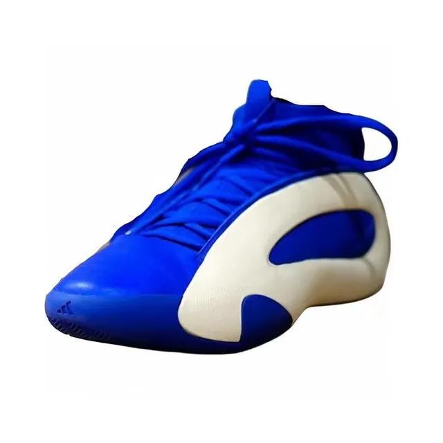 Adidas Crazy 8 أزرق وأبيض High-Top أحذية كرة السلة 2
