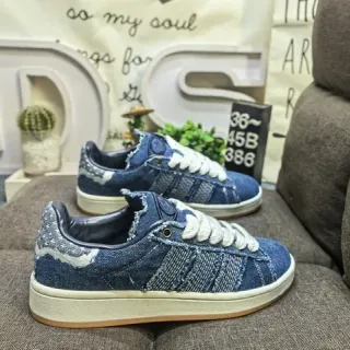 Adidas Denim Patchwork Lifestyle Sneakers