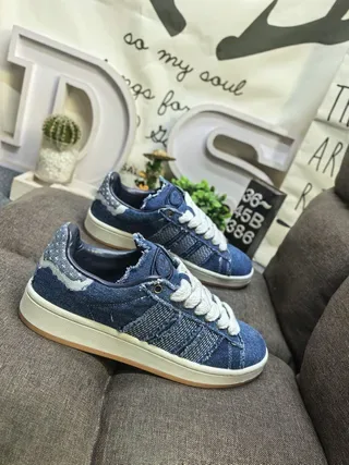 Adidas Denim Patchwork Lifestyle Sneakers 9