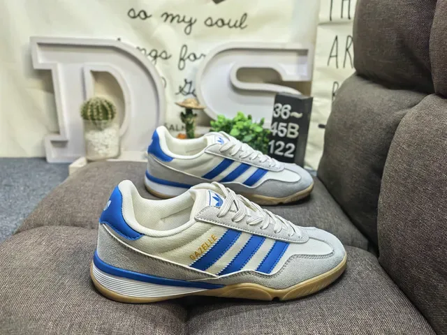 Adidas Gazelle 黑色 灰色 Gum 生活方式运动鞋 11