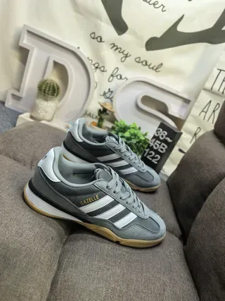 Adidas Gazelle 黑色 灰色 Gum 生活方式运动鞋 19