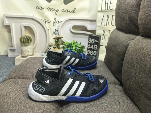 Adidas ধূসর কমলা লেস-আপ ওপেন-টো মেশ উপরের ক্যাজুয়াল স্যান্ডেল 11