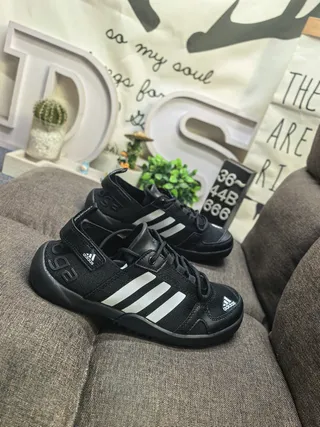 Adidas ধূসর কমলা লেস-আপ ওপেন-টো মেশ উপরের ক্যাজুয়াল স্যান্ডেল 19